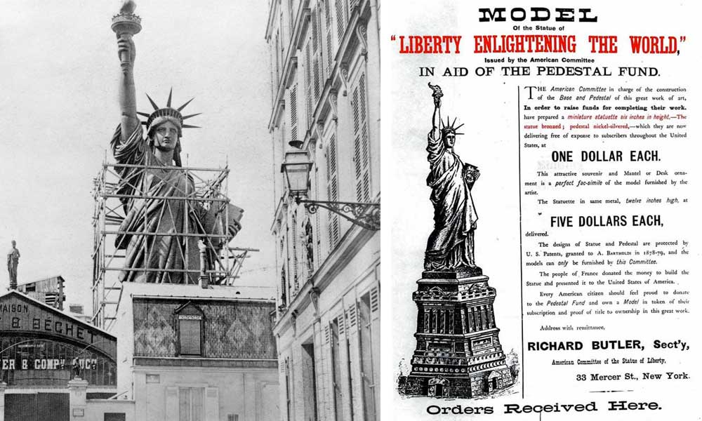 Estatua de la Libertad, crowdfunding